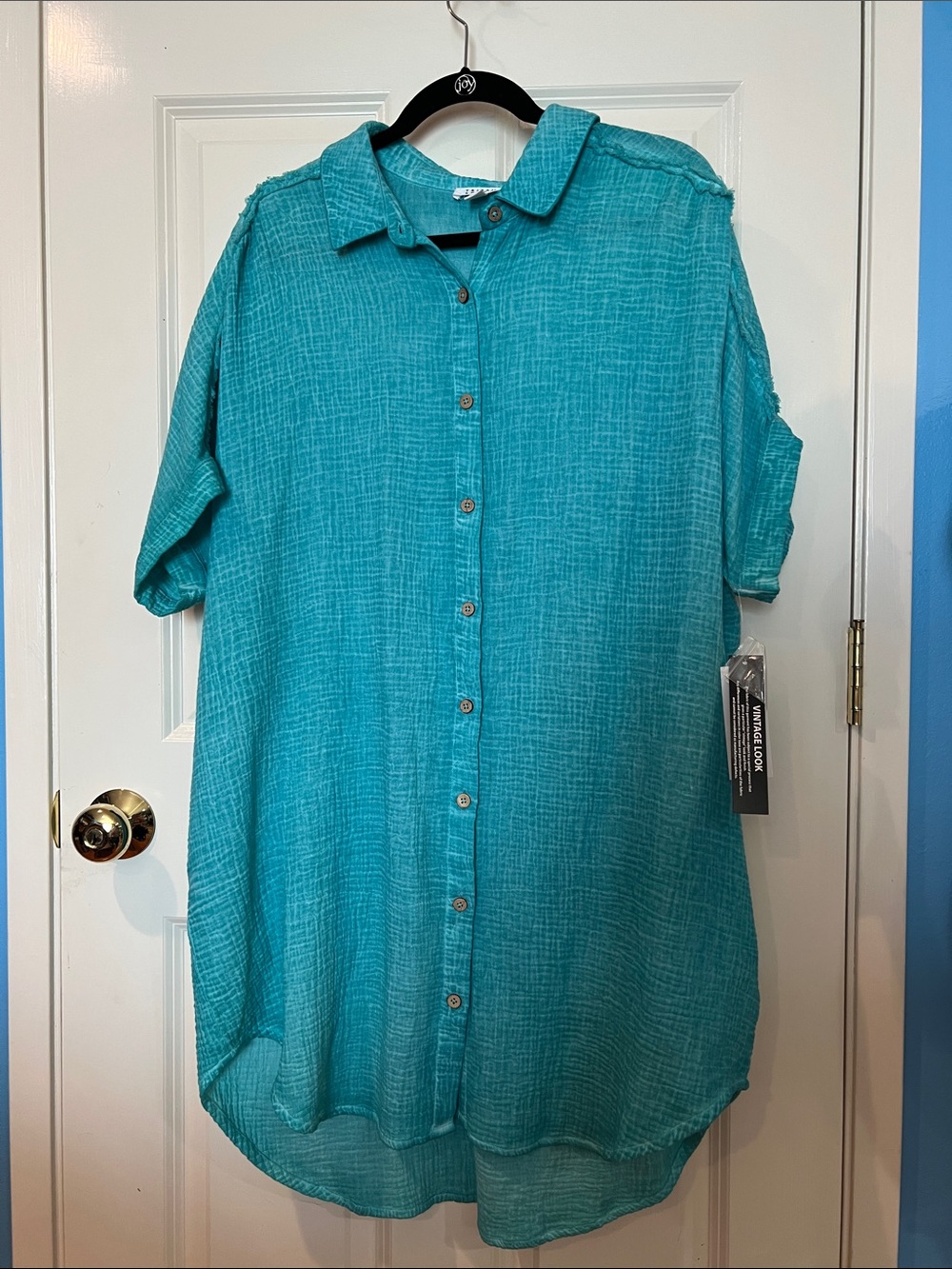 Tribal sport tunic coverup with pockets large